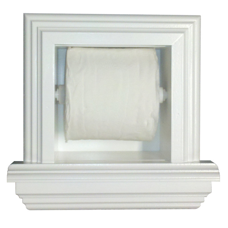 WG Wood Products Recessed Toilet Paper Holder Wayfair